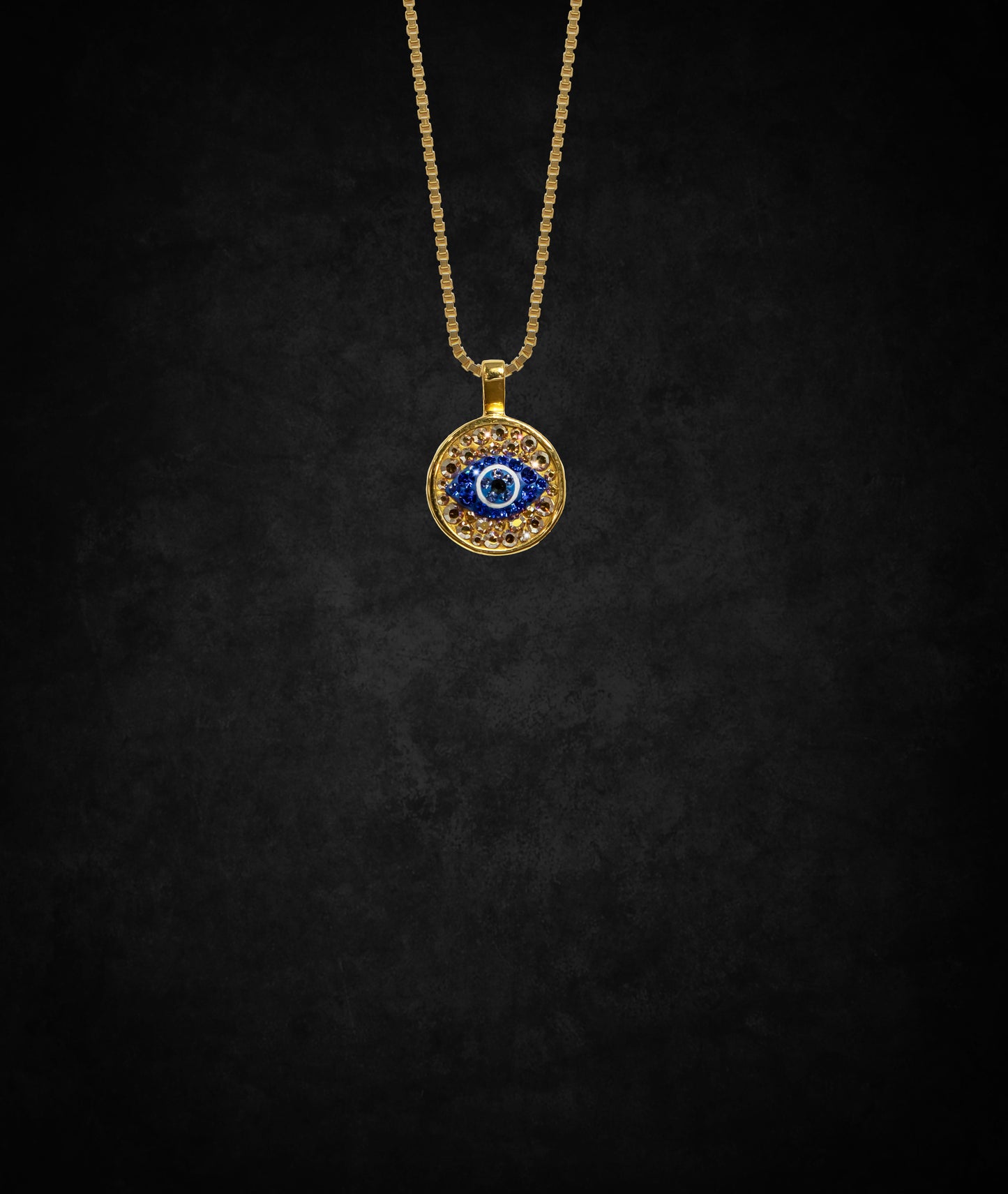 Gold Evil Eye Mini, .5"
