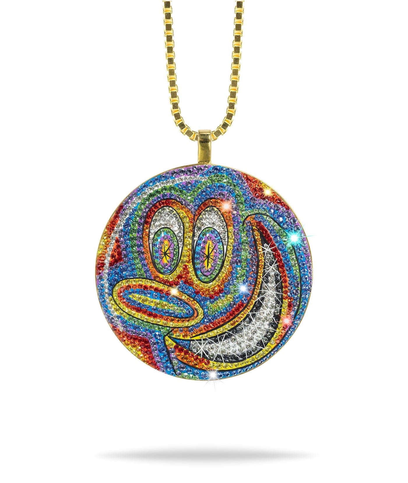 Kenny Scharf x Dan Life [Crystal Rainbow Sparkle Guy]